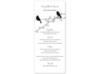 Love Birds - Black - Menu Card