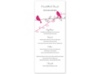 Love Birds - Watermelon - Menu Card