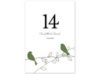 Love Birds - Clover - Table Number