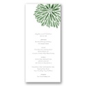 Burst of Color - Clover - Menu Card