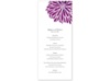 Burst of Color - Sangria - Menu Card