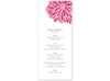 Burst of Color - Watermelon - Menu Card