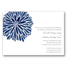 Burst of Color - Marine - Invitation