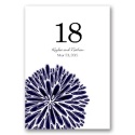 Burst of Love - Lapis- Table Number