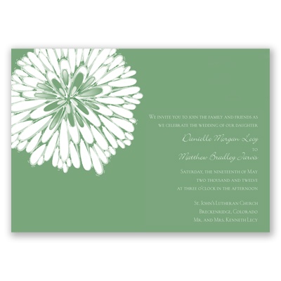 Burst of Love - Clover - Invitation