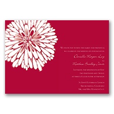 Burst of Love - Apple - Invitation
