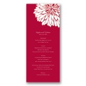Burst of Love - Apple - Menu Card
