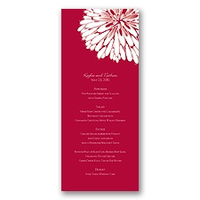 Burst of Love - Apple - Menu Card