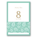 Perfect Paisley - Pool  - Table Number