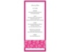 Perfect Paisley - Watermelon - Menu Card