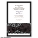 Perfect Paisley - Black - Invitation