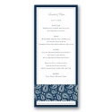 Perfect Paisley - Marine - Menu Card