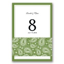 Perfect Paisley - Clover - Table Number
