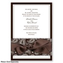 Perfect Paisley - Chocolate - Invitation