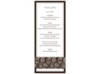 Perfect Paisley - Chocolate - Menu Card