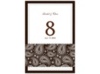 Perfect Paisley - Chocolate - Table Number