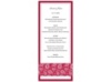 Perfect Paisley - Apple - Menu Card