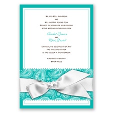 Perfect Paisley - Mermaid - Invitation
