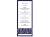 Perfect Paisley - Lapis - Menu Card