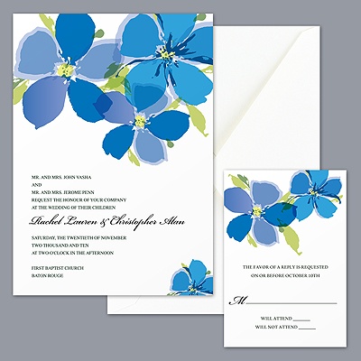 American Dream - Cornflower Invitation