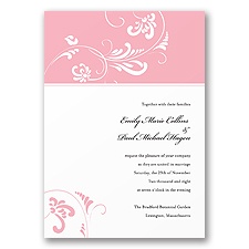 Always & Forever - Pink Blush Invitation