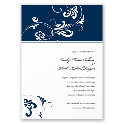 Always & Forever - Marine Invitation