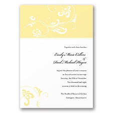 Always & Forever - Canary Invitation