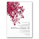 Shades of Tuscany - Apple and Black Invitation