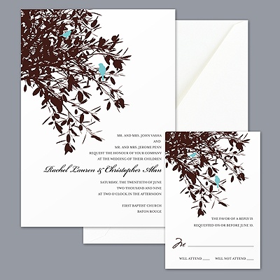 Shades of Tuscany - Chocolate and Pool Invitation