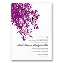 Shades of Tuscany - Sangria and Black Invitation