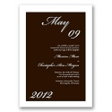Park Avenue - Chocolate Invitation