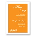 Park Avenue - Tangerine Invitation