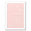 Central Park - Pink Blush Invitation
