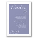 Central Park - Victorian Lilac Invitation