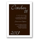 Central Park - Chocolate Invitation