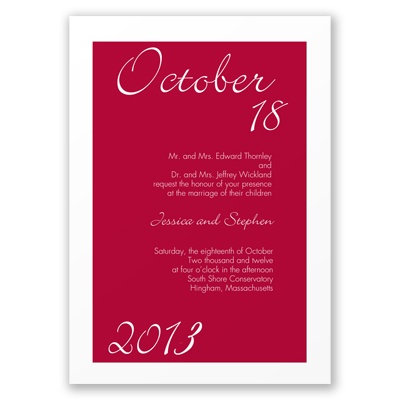 Central Park - Apple Invitation