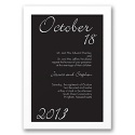 Central Park - Black and White Invitation