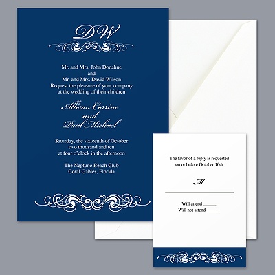 Endless Embrace - Marine Invitation