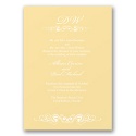 Endless Embrace - Canary and Black Invitation