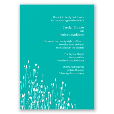 Blooming - Mermaid Invitation