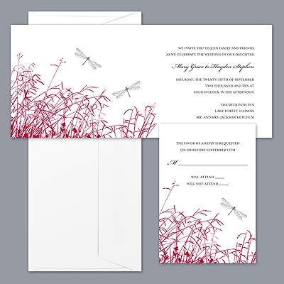 Dragonfly Wedding Favors on Home    Wedding Invitations    Db Exclusive Colors    Dragonfly Beauty
