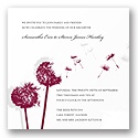 Delicate Dandelion - Apple Invitation