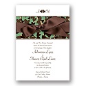 Camo Hearts Green - Invitation