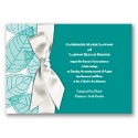 Translucent Leaves - Jade - Invitation