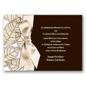 Translucent Leaves - Golden - Invitation