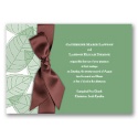 Translucent Leaves - Clover - Invitation