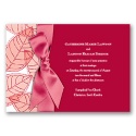 Translucent Leaves - Apple - Invitation