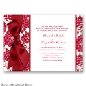 Floral Patterned - Apple - Invitation