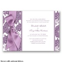 Floral Patterned - Wisteria - Invitation