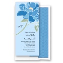 Patterned Peony - Cornflower - Invitation